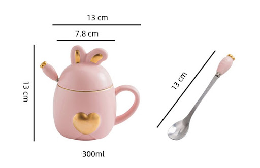 Title 2, Art Cute Creative Gift Ceramic Water Cup. Enjoy...