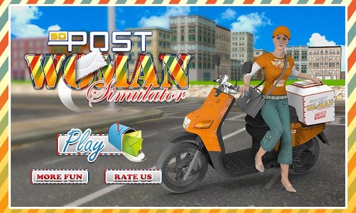 3D pošťačka simulátor hra - náhled