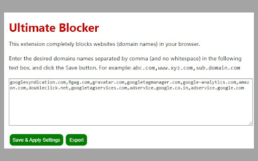 Ultimate Blocker - Ads, Trackers, Websites