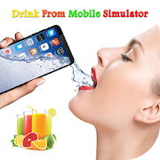 Drink From Mobile Simulator:Drink water from phone  Icon