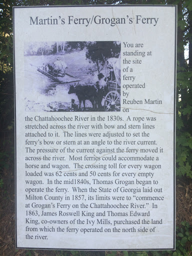 Martin's Ferry/Grogan's Ferry 