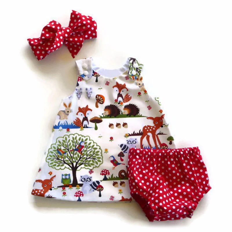 Baby meisjes dieren rok pak, schattige rok en top set, perfect om in te spelen en een comfortabele en schattige stijl te laten zien.