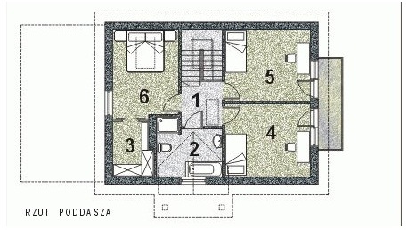 WB-3473 - Rzut poddasza