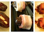 Almond Stuffed Dates Wrapped in Bacon! was pinched from <a href="http://curiouscountrycook.blogspot.com/2012/01/almond-stuffed-dates-wrapped-in-bacon.html" target="_blank">curiouscountrycook.blogspot.com.</a>