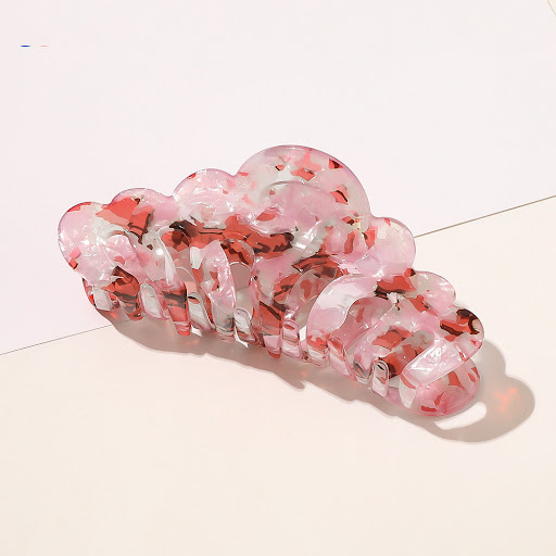 Title 11, Marble Horsetail Hairpin All-Match Acrylic Plat...