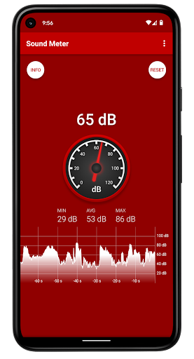 Screenshot Sound Meter