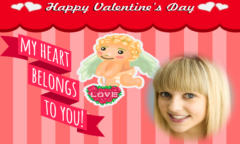 Valentine Love Photo Frame Screen 2