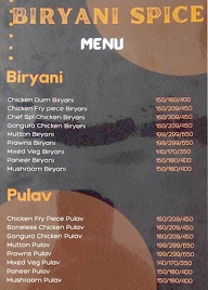 Biryani Spice menu 2