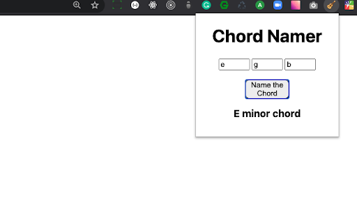 Chord Namer