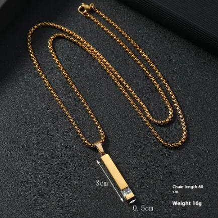 RVS Zirkoon Ketting Koude Vierkante Diamant Stijlvolle Sieraden voor Dames Duurzaamheid en Luxe Een Perfect Geschenk.