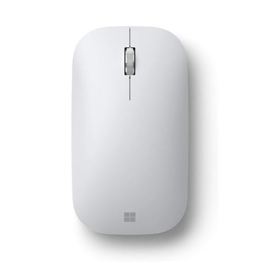 Chuột máy tính không dây Microsoft Bluetooth BlueTrack Modern Mobile (Trắng Xám) (KTF-00060) - Hàng trưng bày