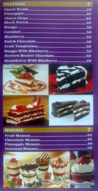 Fantasy, Park Side Colony menu 1