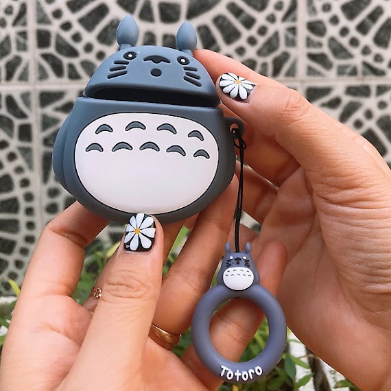 Bao Case Silicon Cho Tai Nghe Apple AirPods 1 / AirPods 2 - Hình Totoro