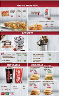 McDonald's menu 8