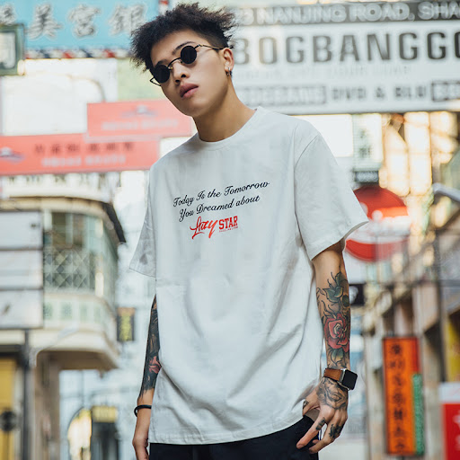 Title 5, Mens beauty print hip-hop T-shirt