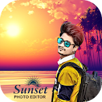 Cover Image of Télécharger Sunset Photo Editor - Cut Paste Photo 1.0 APK