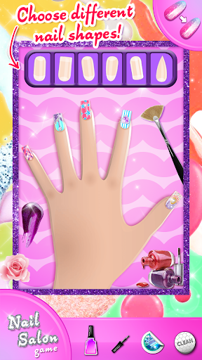 美甲沙龙化妆 – 装扮游戏 screenshot 6