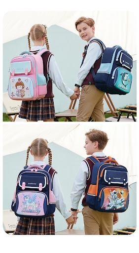 Title 17, Childrens Schoolbag Large Capacity Cartoon Lig...