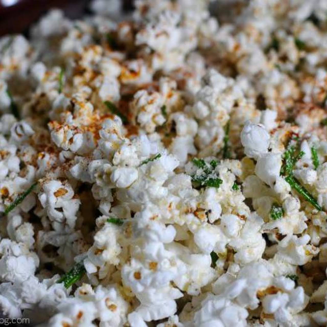 Buttered Parmesan Chive Popcorn