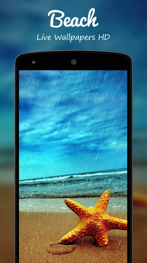 Android application Beach Live Wallpapers HD screenshort