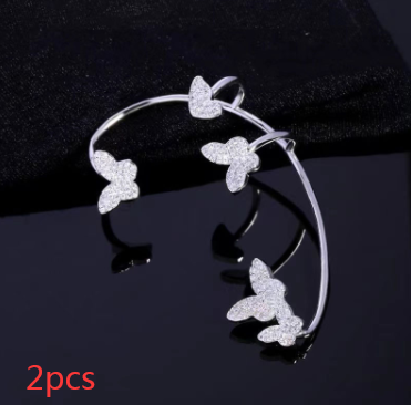 Silver alloy right ear