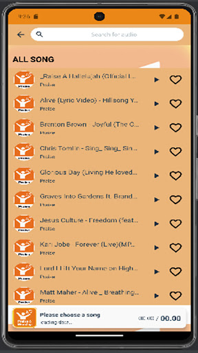 Screenshot Praise and Worship-Song