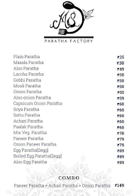 Ms Paratha Factory menu 1