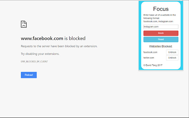 Focus - Website Blocker