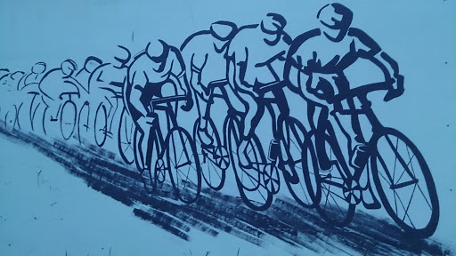 Cyclist Mural