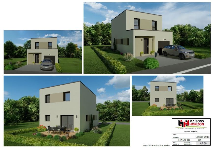 Vente maison neuve 6 pièces 100 m² à Mont-Saint-Martin (54350), 272 500 €