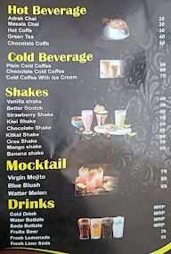 Food Space Cafe & Restaurant menu 1