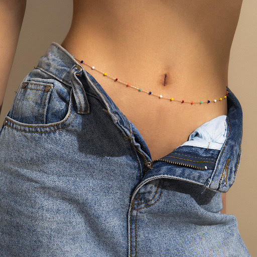 Title 2, Creative Color Rice Beads Tassel Single Layer W...