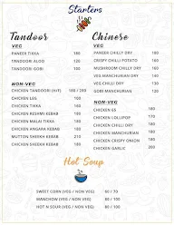 SND Cafe menu 1