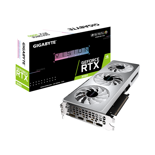 Card màn hình GIGABYTE GeForce RTX 3060 VISION OC 12G (rev. 2.0) 12GB GDDR6 (N3060VISION OC-12GD V2)