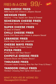 The Burger Bros menu 2