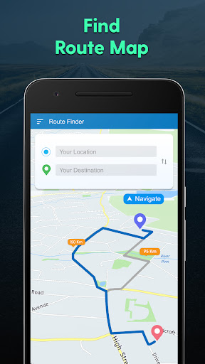 Screenshot GPS Navigation, Map Directions