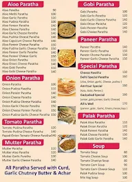 Paratha Gali menu 4