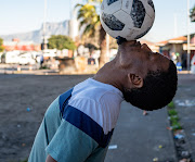 Freestyle footballer, Khris Njokwana. 