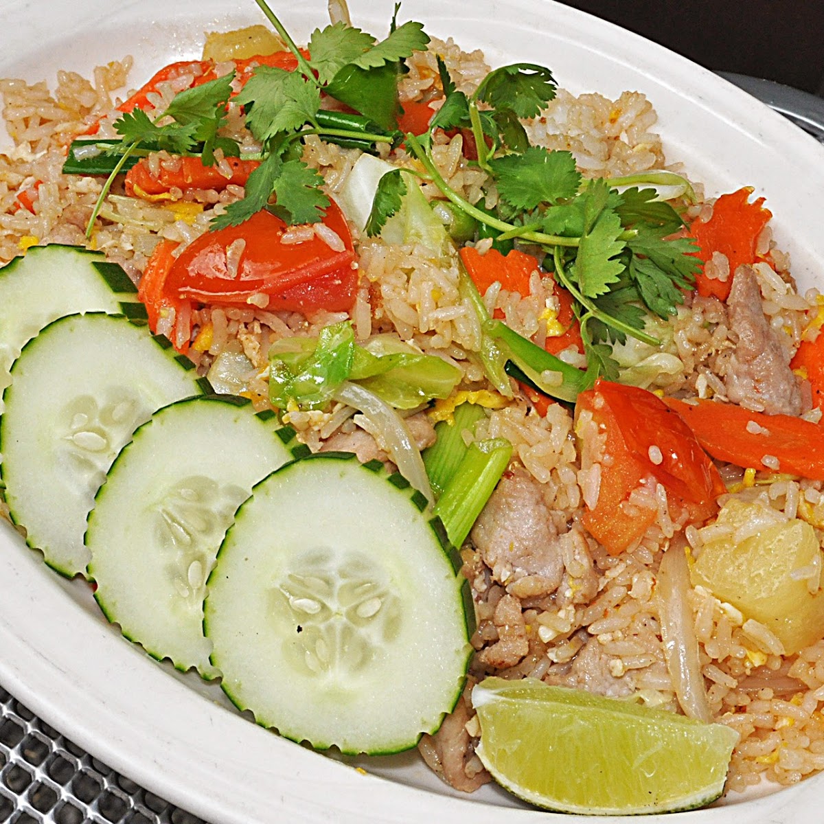 Thai Fried Rice from Galanga Thai Cuisine.