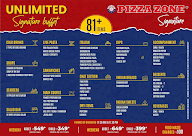 Pizza Zone Signature menu 1