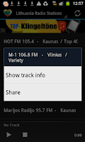 Lithuania Radio Music & News Screenshot