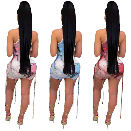 Title 6, New Casual Personality Rope Decoration Printed ...