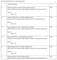 Anna's Hyderabadi Biryani Hyderabadi Aroma menu 4