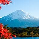 Mt.Fuji in autumn in japan 2560x1440 Chrome extension download
