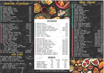 The Sky House Cafe & Restro menu 