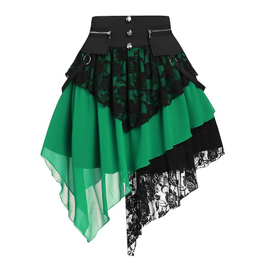 Title 3, Womens Fashion Summer Lace Stitching Irregular...