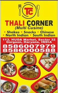 Thali Corner menu 1