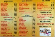 Bhikaram Chandmal Bhujiawala menu 1