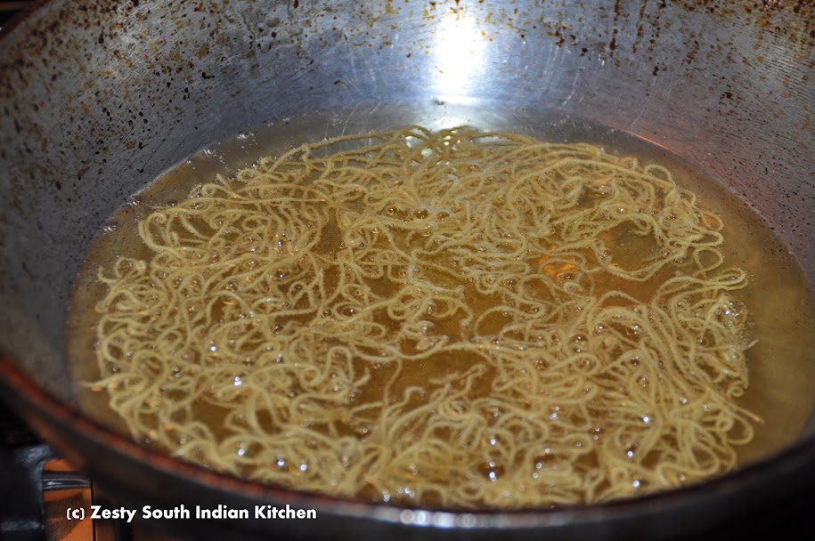 Aloo Bhujia /Fried potato Noodles Zesty South Indian Kitchen