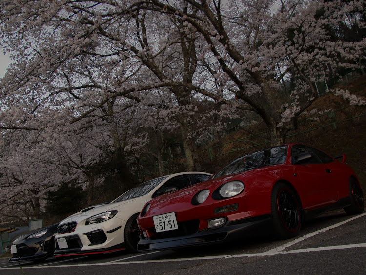 セリカの赤オフ 4月15日・瀬戸内セリカday 5月20日・早朝花見MT 4月1日に関するカスタム事例の投稿画像2枚目